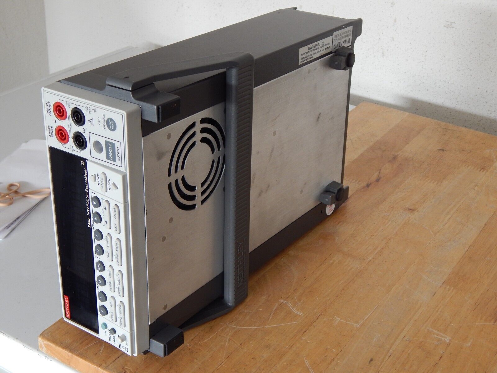 Keithley 2430 1kW Pulse Mode SourceMeter to 100V & 10A, REV C34, OEM NIST Cal Keithley 2430 1kW Pulse Mode SourceMeter to 100V & 10A, REV C34, OEM NIST Cal